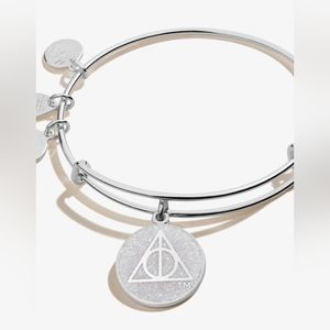 NEW Alex and Ani - Harry Potter Deathly Hallows  Bracelet - Shiny Silver Finish